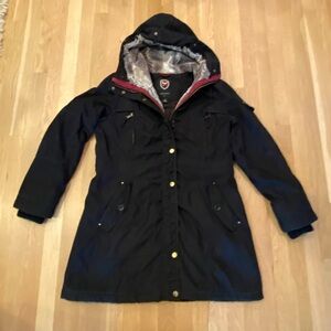 1 Madison Expedition  Heritage Collection Womens Long  Fur Lined Hooded Parka/ L